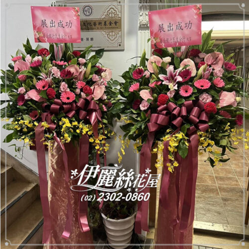 台北喜慶花籃02
