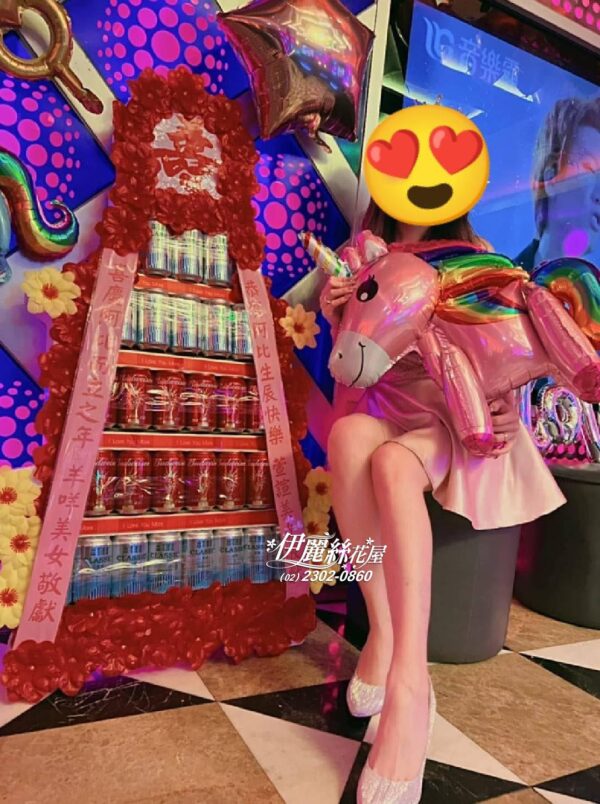 AA602 生日罐頭塔 創意罐頭塔客製祝壽塔 客製生日塔 壽桃壽麵塔
